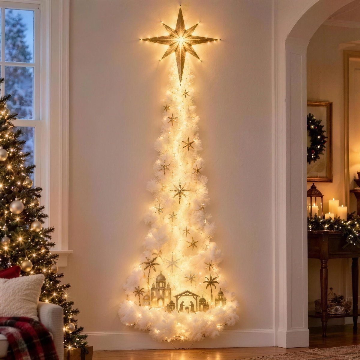 Light-up Christmas door hanger, photo 16