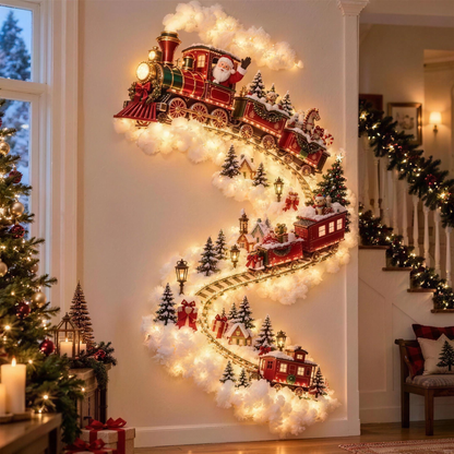 Light-up Christmas door hanger, photo 4
