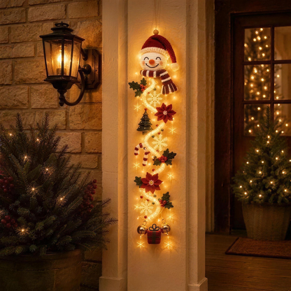 Light-up Christmas door hanger, photo 14