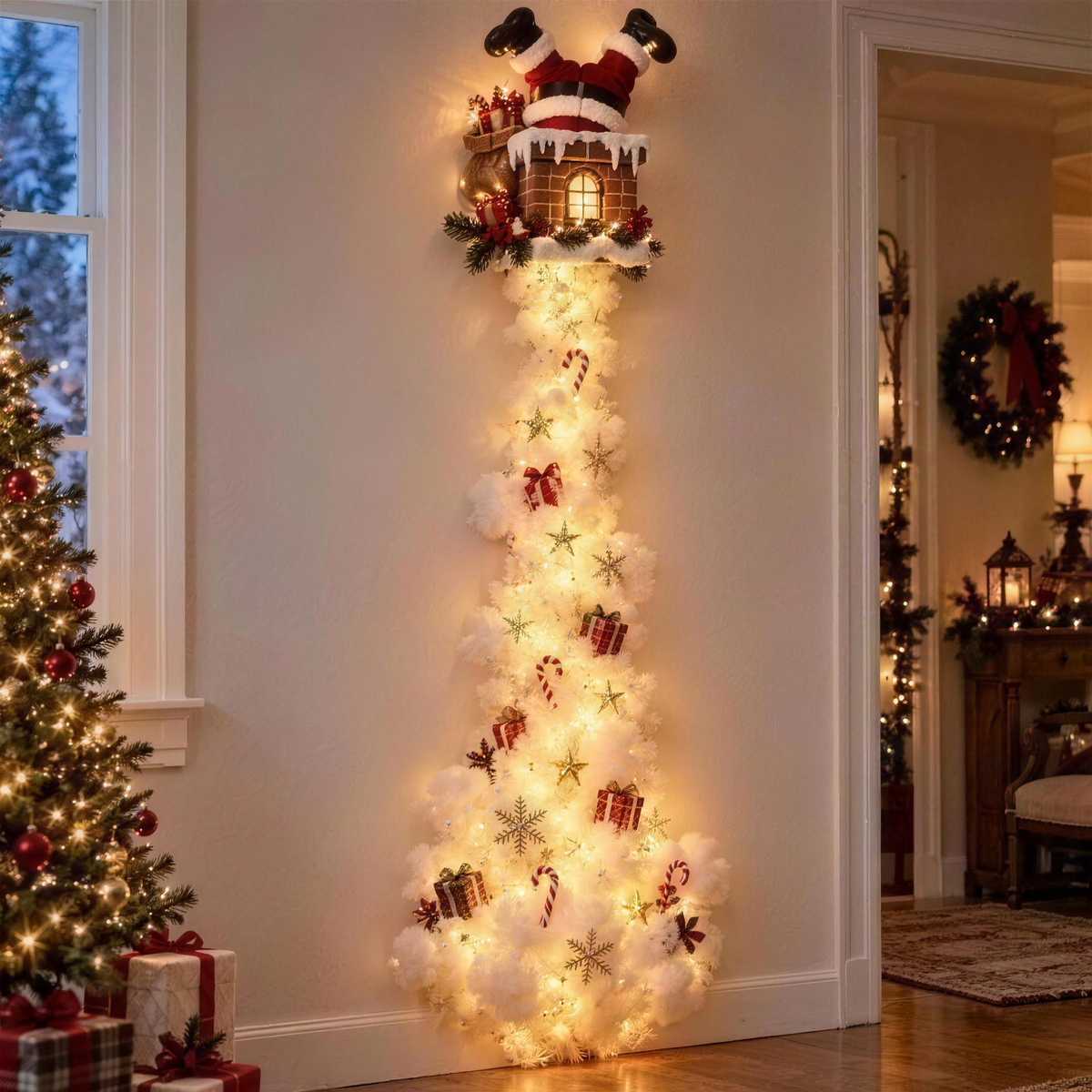 Light-up Christmas door hanger, photo 15